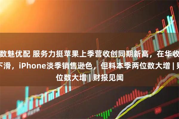 数魅优配 服务力挺苹果上季营收创同期新高，在华收入意外下滑，iPhone淡季销售逊色，但料本季两位数大增 | 财报见闻